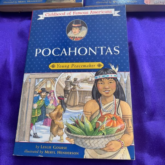 ๐Childhood of Famous American Series Reading Level Edison/ Armstrong Pocahontas - Picture 12 of 13